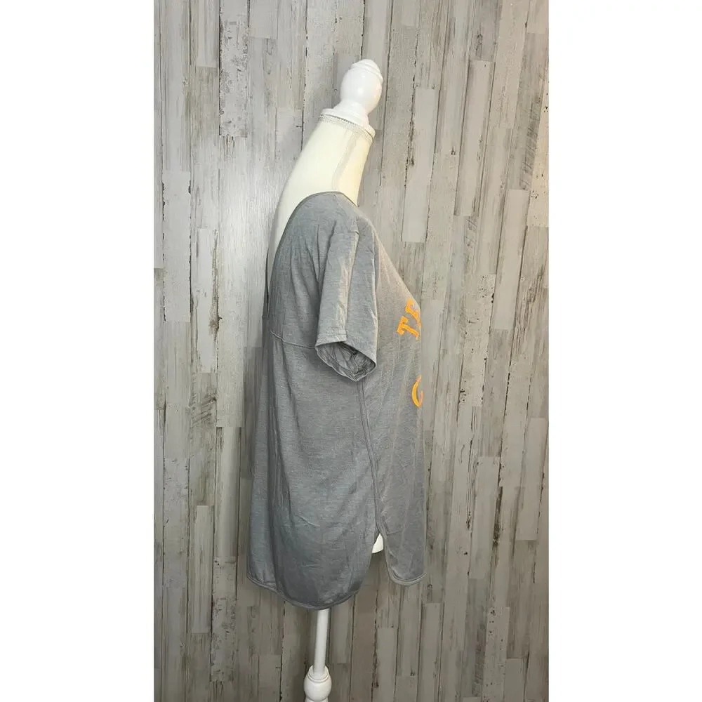 NWT Rivalry Threads Tennessee Volunteers‎ Women's Gray V-Back T-Shirt Size Small - Picture 2 of 5